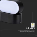 5W Lampă de Perete Negru IP65 Ajustabilă 4000K - Image 4