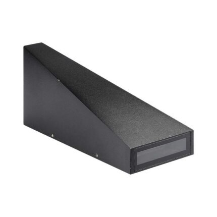 6W Lumină de Perete LED Corp Negru IP65 3000K