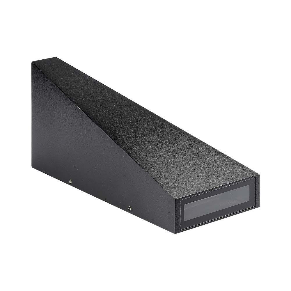 6W Lumină de Perete LED Corp Negru IP65 3000K