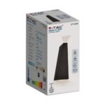 6W Lumină de Perete LED Corp Negru IP65 3000K - Image 4