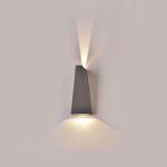 6W Lampă de Perete LED Corp Gri IP65 3000K - Image 2