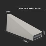 6W Lampă de Perete LED Corp Gri IP65 3000K - Image 3