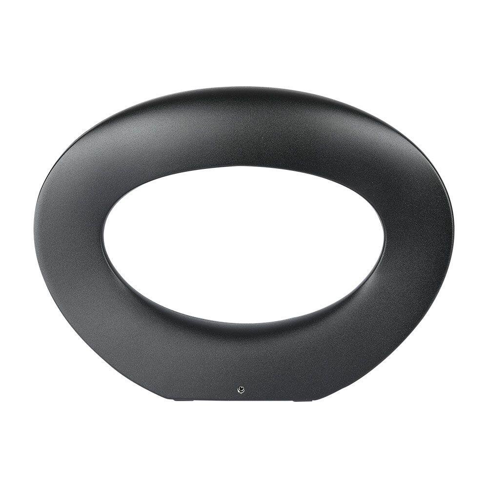 9W Lumină de Perete LED Corp Negru 3000K