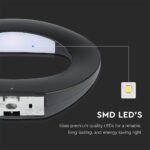 9W Lumină de Perete LED Corp Negru 3000K - Image 5