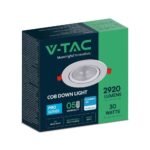 30W LED Downlight Cip SAMSUNG 6400K - Image 4