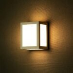 12W LED Lumină de Perete Corp Alb IP65 3000K - Image 2