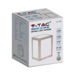 12W LED Lumină de Perete Corp Alb IP65 3000K - Image 4