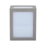 12W LED Lumină de Perete Corp Gri IP65 3000K