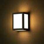 12W Lampă de Perete Corp Negru 6400K - Image 2