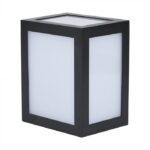 12W Lampă de Perete Corp Negru 6400K