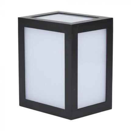 12W Lampă de Perete Corp Negru 6400K