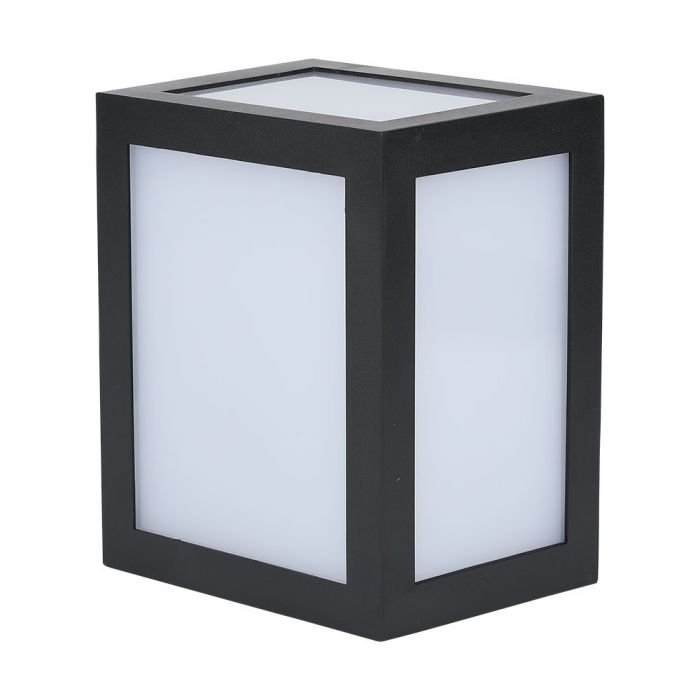 12W Lampă de Perete Corp Negru 6400K