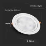 10W LED Downlight Cip SAMSUNG 6400K - Image 4