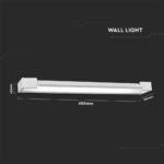 16W Lampă de perete LED Corp Alb IP44 3000K - Image 4