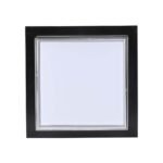 12W LED Lumină de Perete Negru Pătrat 3000K