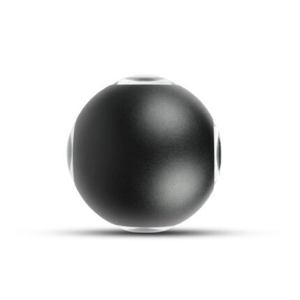 4W Lampă de Perete LED Corp Negru Rotund 3000K IP65