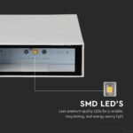 4W LED Lampă de Perete Alb IP65 3000K - Image 4