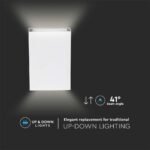 4W LED Lampă de Perete Alb IP65 3000K - Image 5