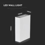 4W LED Lumină de Perete Alb 6500K - Image 3