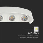 7W Lampă de Perete Alb Nisip IP54 4000K - Image 4