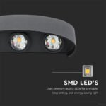 7W Lumină de Perete LED Nisip Negru IP54 4000K - Image 5