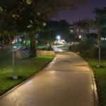 6W LED Stalpișor pentru Exterior Corp Gri 4000K IP54