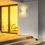 10W Lampă de Perete LED Cip Bridglux Corp Alb 4000K IP54