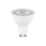 Spot LED 7.5W GU10 Ripple Plastic 3000K 38°