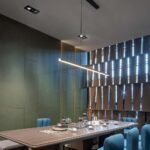 40W LED Lampă Lineară Corp Negru 4000K - Image 3