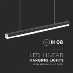 40W LED Lampă Lineară Corp Negru 4000K - Image 5