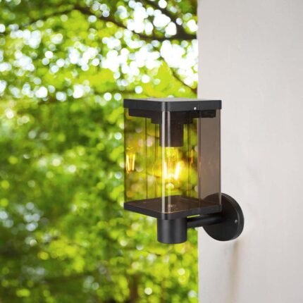 2.5W LED Lampă de Perete Bolard E27 cu Senzor cu Microunde IP44