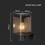 2.5W LED Lampă de Perete Bolard E27 cu Senzor cu Microunde IP44 - Image 3