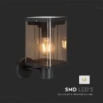 2.5W LED Lampă de Perete Bolard E27 cu Senzor cu Microunde IP44 - Image 4