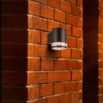 1W LED Lampă de Perete Solară SMD Corp Negru IP44 3000K