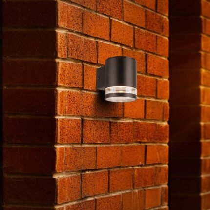 1W LED Lampă de Perete Solară SMD Corp Negru IP44 3000K