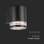1W LED Lampă de Perete Solară SMD Corp Negru IP44 3000K - Image 4
