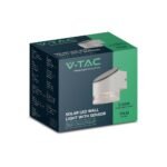 1W LED Lampă de Perete Solară SMD Cu Senzor cu Microunde IP44 3000K - Image 2