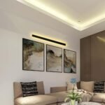 20W LED Lampă Lineară de Perete (1010*60*50mm) 4000K Corp Negru IP65