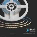 Bandă LED SMD 2835 120LED  Double PCB 3mm 3000K 8W/m 5m - Image 4