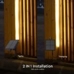 Bandă LED Cu panou Solar IP67, Telecomanda, 3000K - Image 9