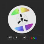Bandă LED Cu panou Solar IP67, Telecomanda, RGB - Image 6