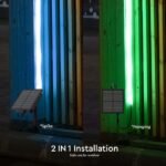 Bandă LED Cu panou Solar IP67, Telecomanda, RGB - Image 8