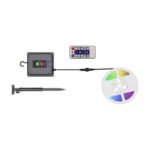 Bandă LED Cu panou Solar IP67, Telecomanda, RGB - Image 2