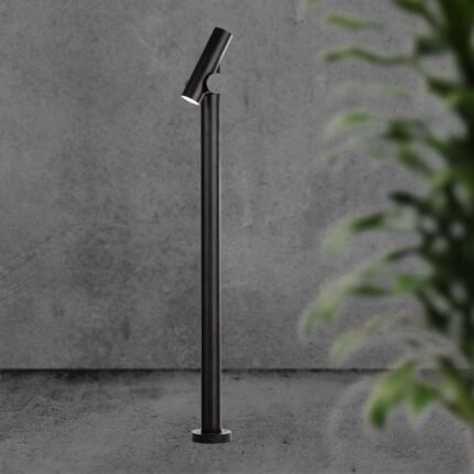 2×2.6W Stalp de Gradină cu două Direcții (129x159x1000mm) 4000K Corp Negru IP44