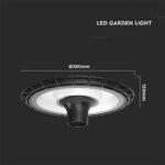 120W LED Lampă de Grădină 4000K - Image 3