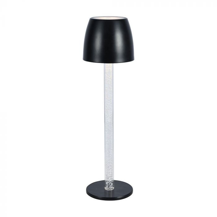 3W LED Lampă de Masă Stâlp Transparent 3000K Corp Alb