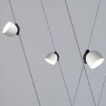 12W LED Proictor pe Șină Textilă 120`D 3000K Corp Alb 3 ani Garanție - Image 2