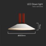 20W LED Proictor pe Șină Textilă 120`D 3000K Corp Alb 3 ani Garanție - Image 3