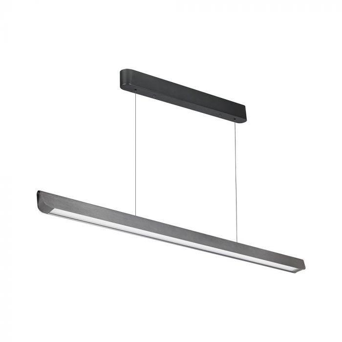 36W LED Lampă Lineară Suspendată cu Difuzor de Lumină-CCT: 3in1 Corp Gri