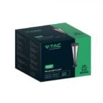 2W LED Lampă de Grădină Solară 3000K Corp Negru - Image 2